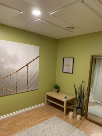 Hot Yoga home studio with Yoga Panels