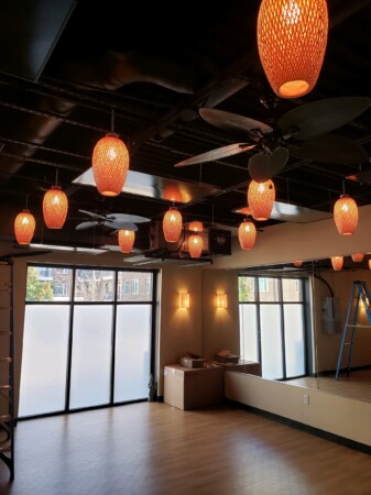 Hot Yoga home studio with Yoga Panels